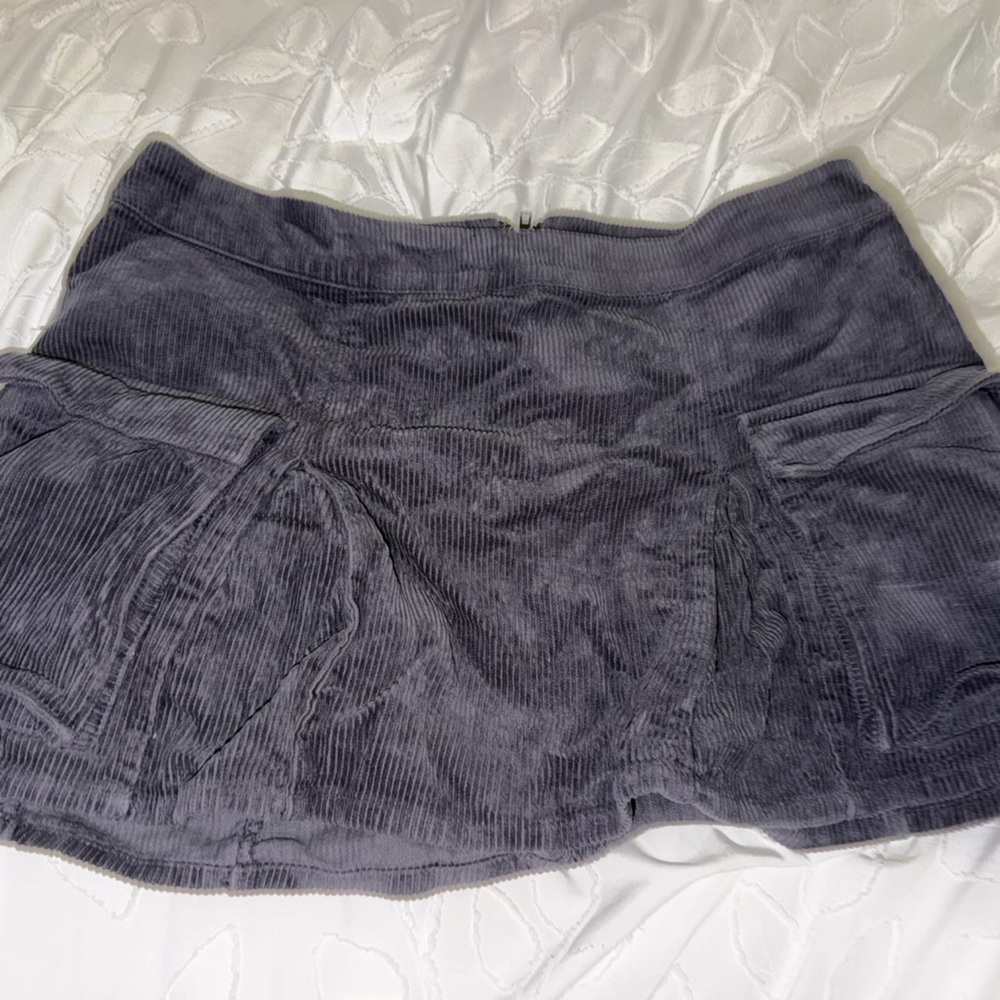 Wild Fable Charcoal Corduroy Mini Skirt
